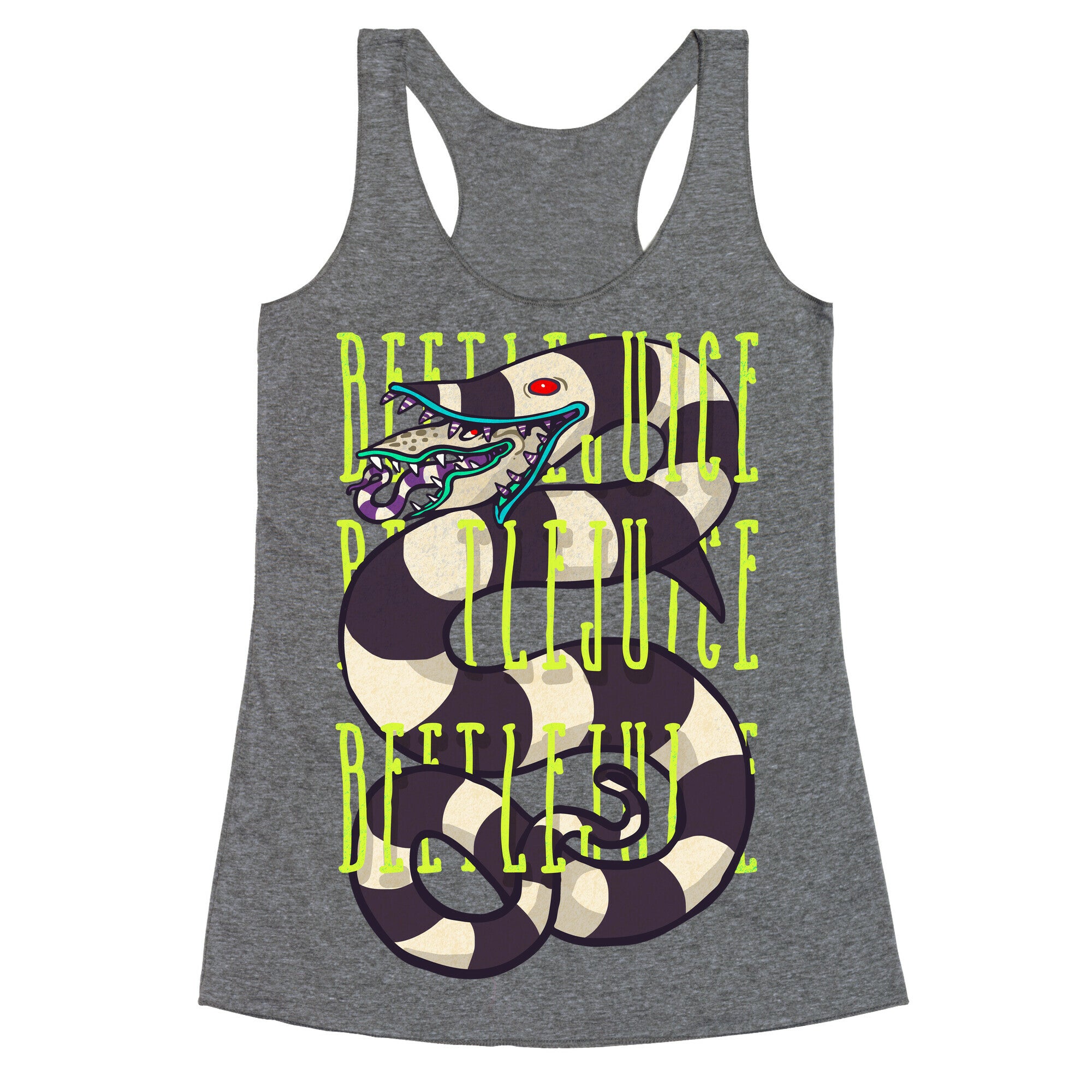 Beetlejuice Beetlejuice Beetlejuice Racerback Tank